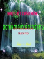 Bài 25. Sự nong chảy và sự đông đặc (tiếp theo). ppt