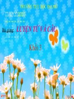 tuần 29:MRVT thể thao. dấu phẩy