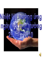 Ngày hội vệ sinh môi trường
