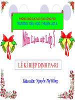 Lich su Hiep dinh Pari