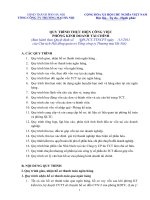 QUY TRÌNH THỰC HIỆN CÔNG VIỆC PHÒNG KINH DOANH TÀI CHÍNH