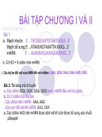 bai tập chương I,II