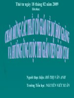 Tiết 23: Chú chim nhỏ dễ thương