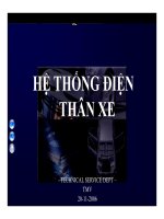Bài giảng hệ thống điện thân xe