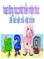 LQVT: Vật nổi vật chìm