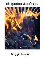 Sử dụng hợp lí tai nguyên thien nhien