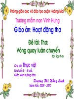 Tho: Vong quay luan chuyen