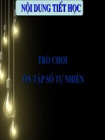 ÔN TẬP SỐ TỰ NHIÊN - TOÁN 5