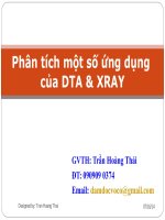 Ứng dụng của XRAY và DTA trong phân tích xi măng và khoáng bentonite