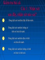 bai 33. axit sunfuric