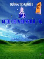 tiết 58: HÌNH TRỤ