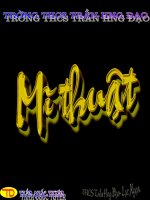 Bài 8 Sơ lược về MT thời Lý