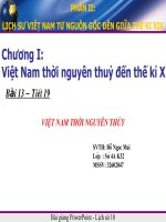 Bài 13 lớp 10.ppt