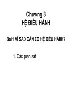 Bài 9 vì sao cần có hệ điều hành