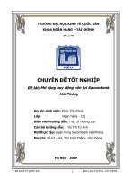 Mở rộng huy động vốn tại sacombank Hải Phòng