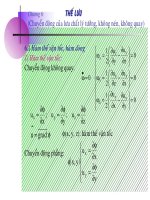 Chương 6: Thế lưu