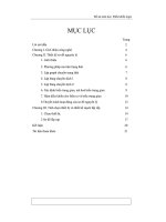 Đồ án môn học điều khiển logic: Điều khiển công nghệ khoan