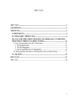 Bài tập lớn nguyên lí thống kê: thống kê số lượng trẻ theo học tại trường mầm non tư thục Kid‘s Land qua 5 năm từ năm 2005 đến năm 2009
