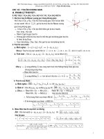 Lý thuyết và bài tập toạ độ không gian