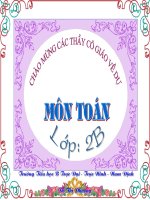 Toán lớp 2: Luyện tập