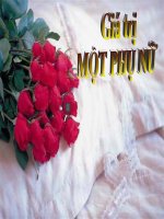 gia tri cua nguoi phu nu