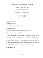 sáng kiến kinh nghiệm một số kinh nghiệm trong dạy chủ đề thể tích khối đa diện