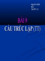 bai 8 - cau truc lap