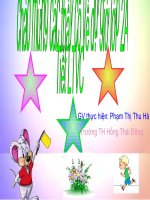 Từ ngữ về các môn học từ chỉ hoạt động