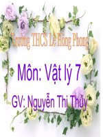 bài 25 vật lý 7 cường độ dòng điện