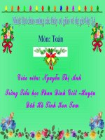 Tuần 29: Diện tích hình vuông