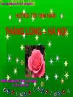 bai du thi 1000 nam thang long ha noi