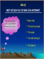 bai 22. mot so dich vu internet(hay)