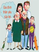 gia đình của bé