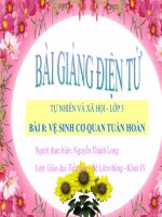 bai 8: Vệ sinh cơ quan tuần hoàn