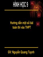 5 BAI TOAN HINH ON THI VAO THPT