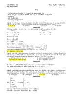 đề thi thử đại học hóa học 2015