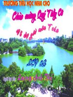 Toán: 5: trừu hai số Tp: Thế NAM CAO