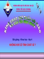 Tinh chat khong khi- lop 4
