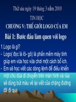 buoc dau lam quen logo