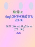Chien tranh TG II (Tiet 1) - 11NC.ppt