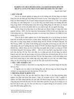 Nghiên Cứu Mức Độ Hài Lòng Của Khách Hàng Đối Với  Dịch Vụ Cung Ứng Hoa Tươi Trên Địa Bàn Tp.Cần Thơ