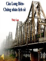 Cầu Long Biên- chứng nhân lịch sử
