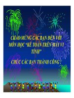 Bài giảng phần mềm kế toán SAS INNOVA 2010 OPEN   nguyễn thị bích diệp