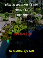 Môi trường sống của thủy sản