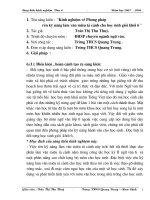 kinh nghiệm về phương pháp rèn kỹ năng làm văn miêu tả cảnh cho học sinh giỏi khối 6