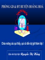 tiết 64 Hóa 8 Pha chế dung dịch