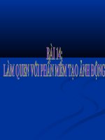 Tiet 59 :Lam quen voi phan mem BENETON MOVIE