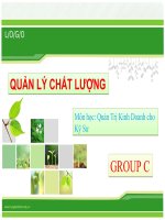 Quản lí chất lượng trong sản xuất