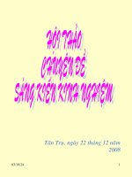 HƯớng dẫn viết sáng kiến kinh nghiệm rất chi tiết