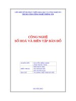 Công nghệ số hoá và biên tập bản đồ
